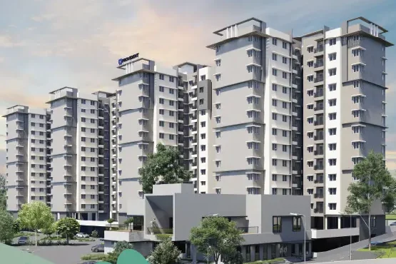 The new-phase towers of Provident Sunworth City, artist’s impression